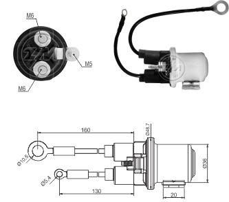 ZM-1-408 — Solenoides y Relés