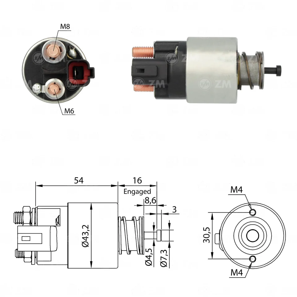 ZM-2-391 — Solenoides y Relés