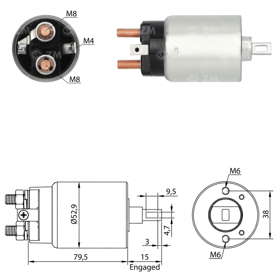 ZM-3-981 — Solenoides y Relés