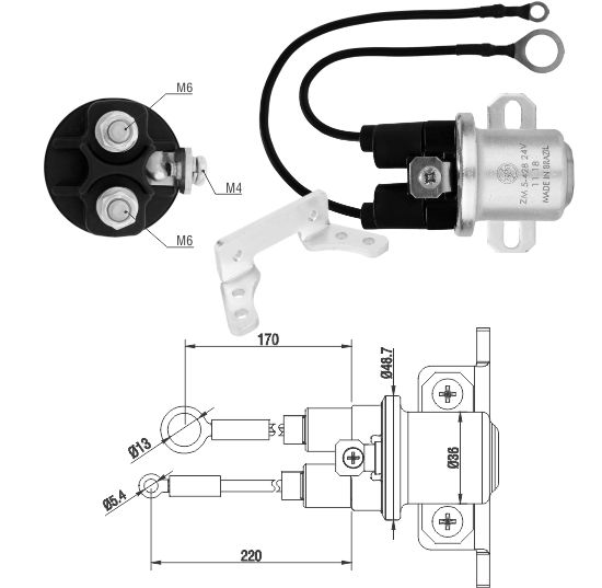 ZM-5-428 — Solenoides y Relés
