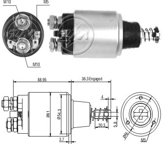 ZM-537 — Solenoides y Relés