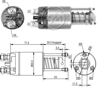 ZM-651 — Solenoides y Relés