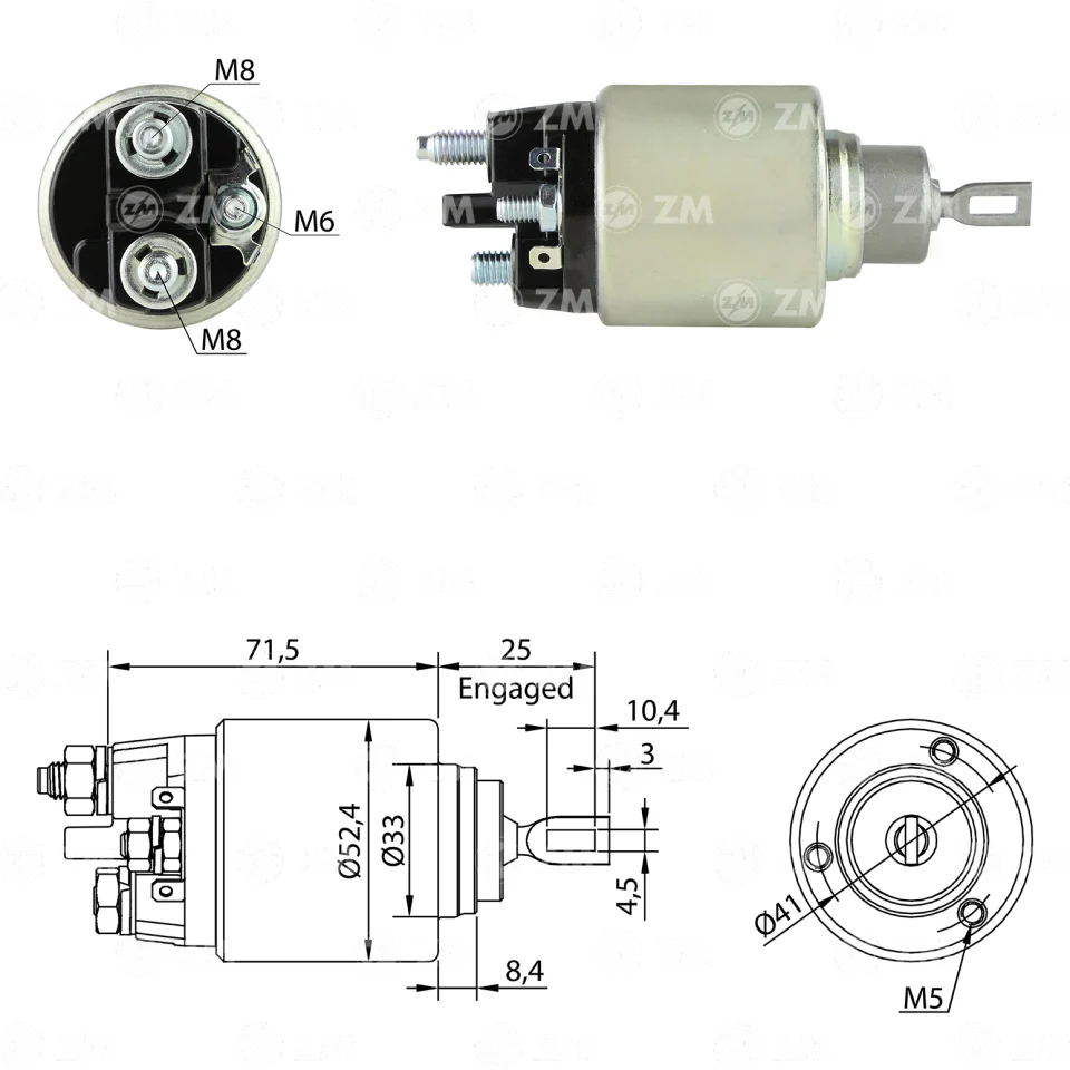 ZM-7-382 — Solenoides y Relés