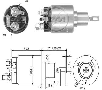 ZM-773 — Solenoides y Relés