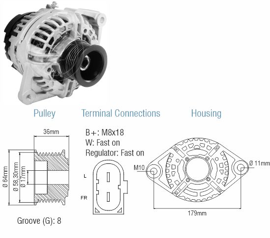 ZM-9010805 — Alternadores